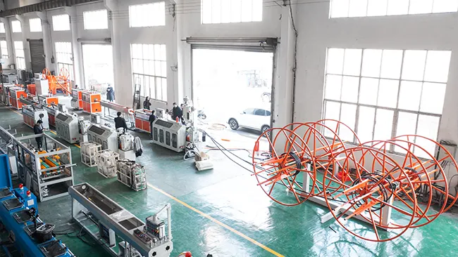COD Cable Bundle Pipe Extrusion Line Video