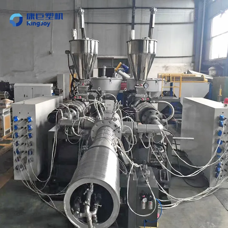 PE PP Corrugated Pipe Extrusion Production Line