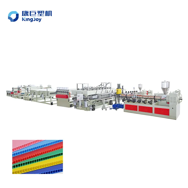 PC PP Hollow Profile Board Extrusion Production Line