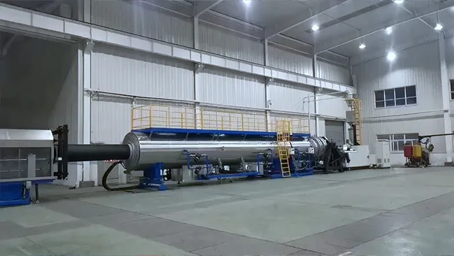 PE Large Diameter Pipe Production Line Video