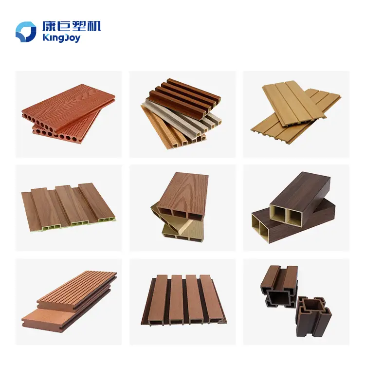 PE PP Wood Plastic Profile Extrusion Line