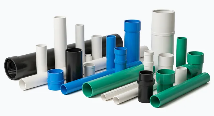 Plastic pipe extrusion line