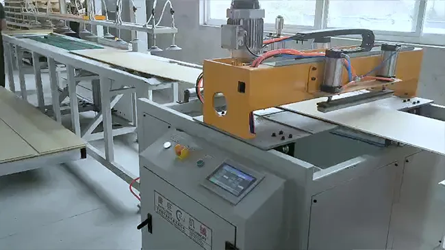 Plastic Panel Cutting Machine Video