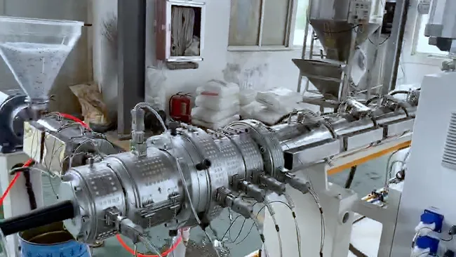 20-110mm PE Pipe Extrusion Production Line Video