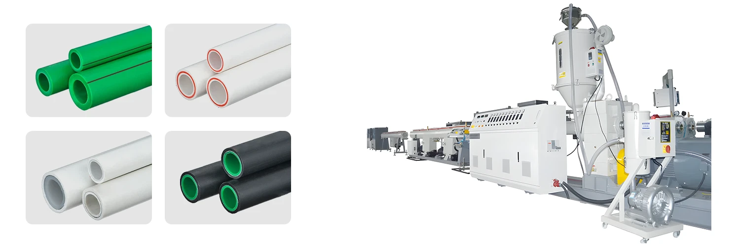 PPR Hot Cold Water Pipe Extrusion Line