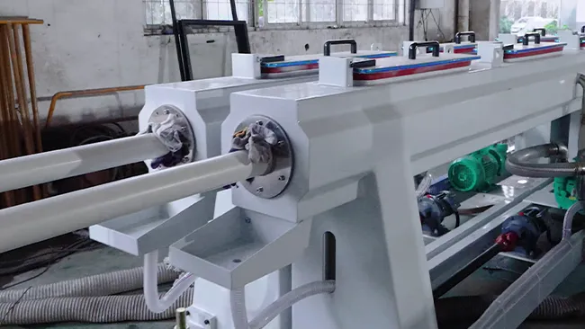 PVC Dual Pipe Production Line Video