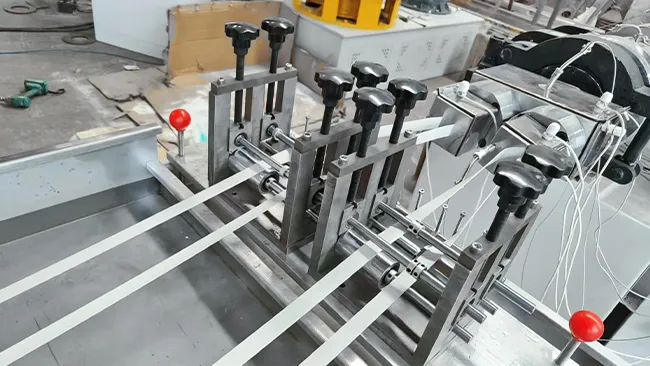 PVC Edge Banding Extrusion Line Video