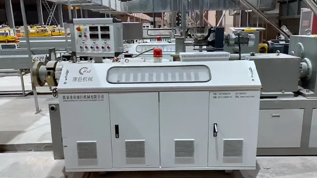 PVC Electrical Conduit Pipe Extrusion Line Video