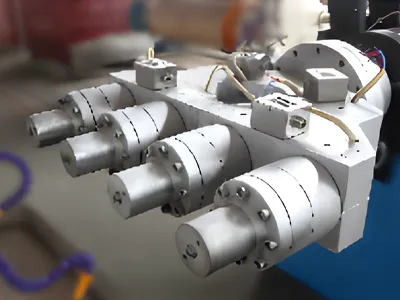 PVC Four Cavities Pipe Production Line