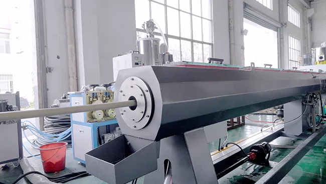 PVC Plastic Pipe Extrusion Line Video