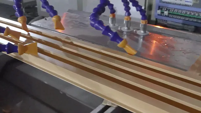 PVC Wall Panel Extrusion Machine Video
