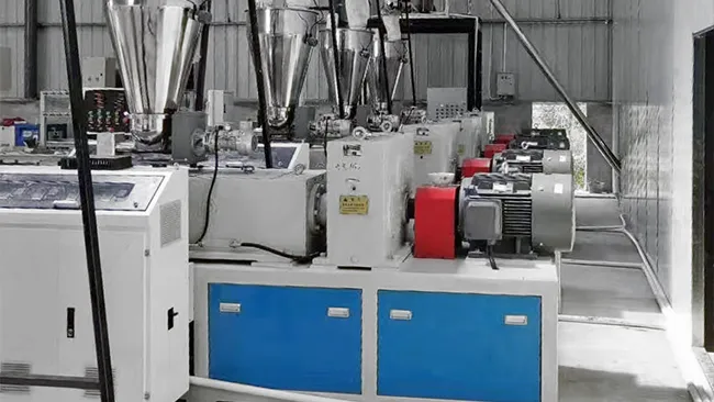 PVC Yinyang Corner Profile Production Line Video