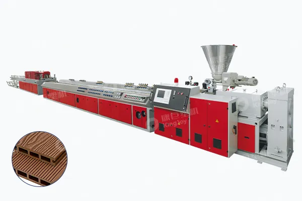 Wood Plastic Composite Decking Production Line