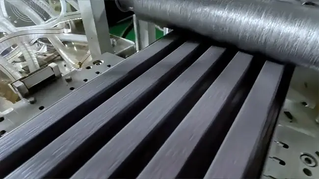 Wood Plastic Profile Extrusion Line Video