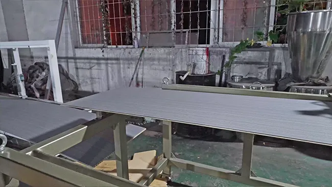 Wood Plastic Profile Production Line Video